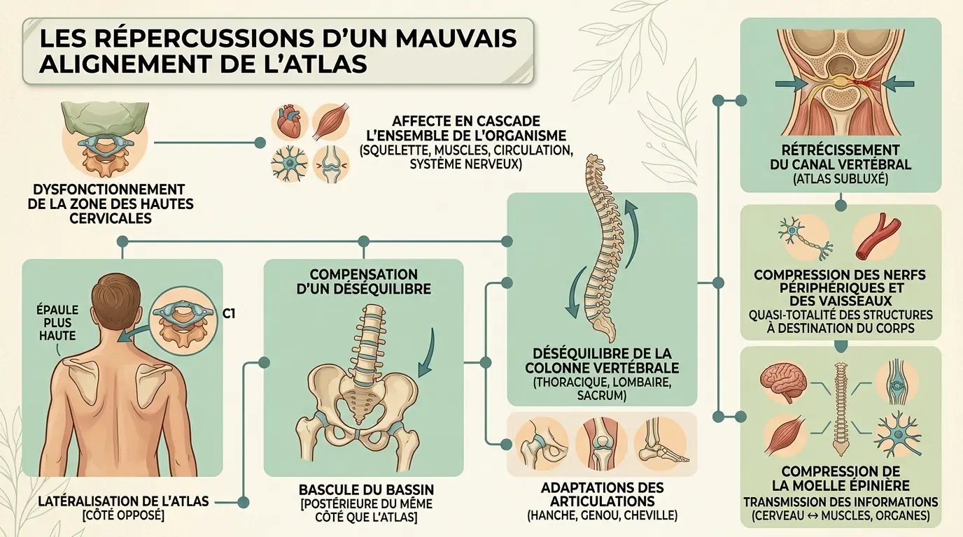 Les répercutions d’un mauvais alignement de l’Atlas